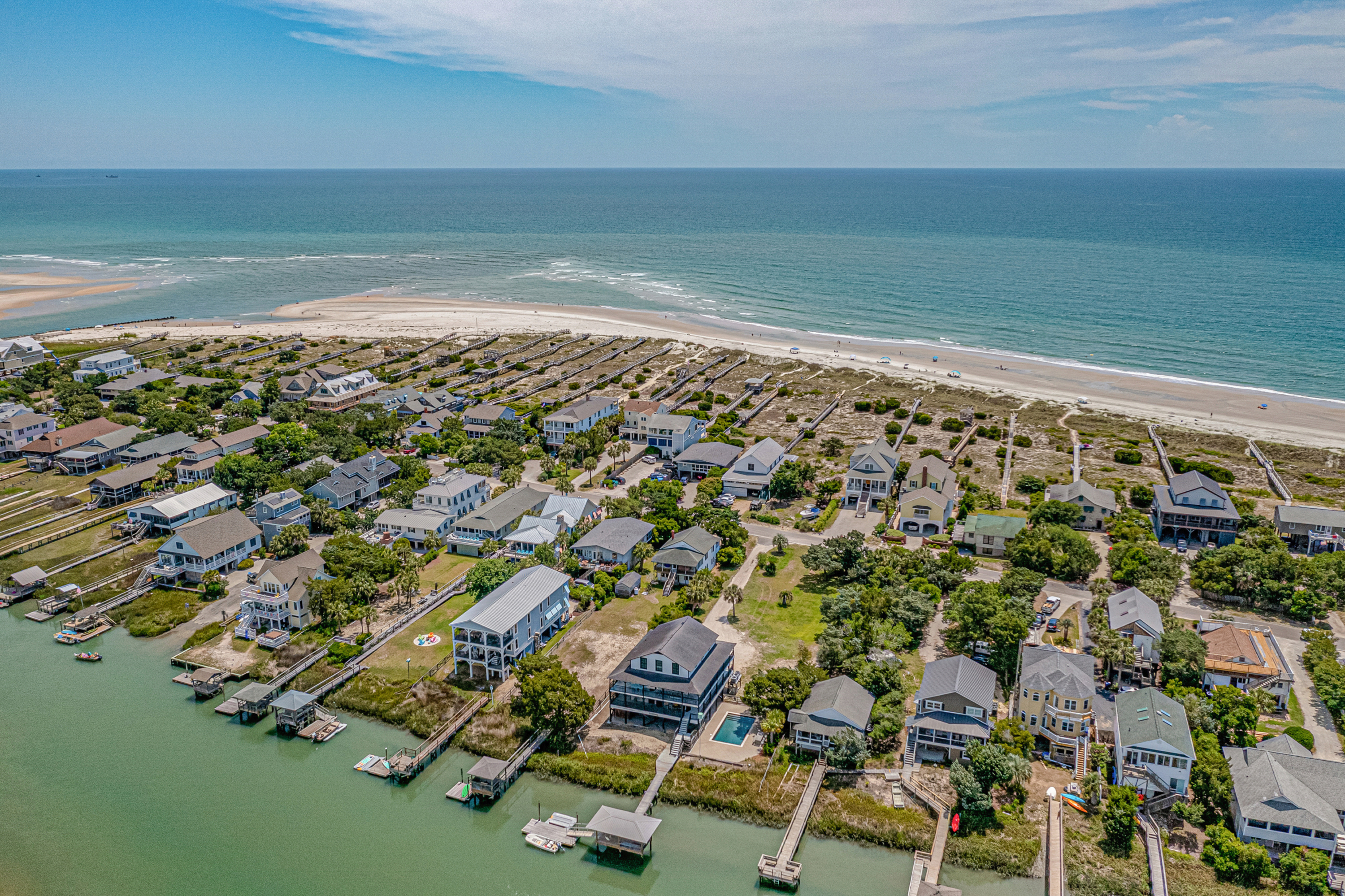 Atlantic ocean and Pawleys beaches
