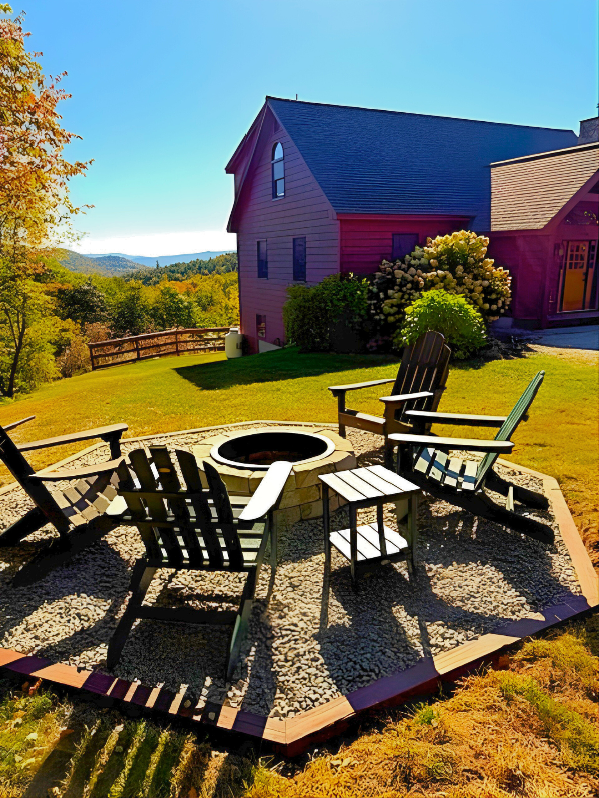 A warm welcome awaits! Enjoy cozy comfort, stunning views, and a brand-new firepit, your perfect getaway starts here!