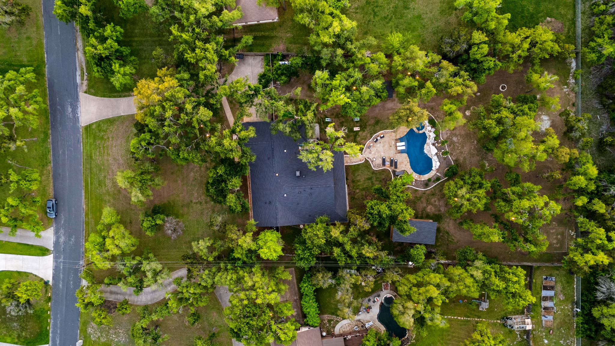 Aerial house