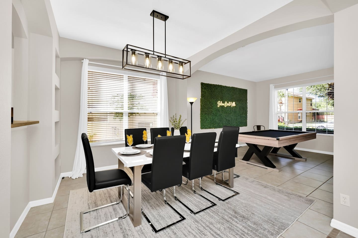 Simple, modern and clean.