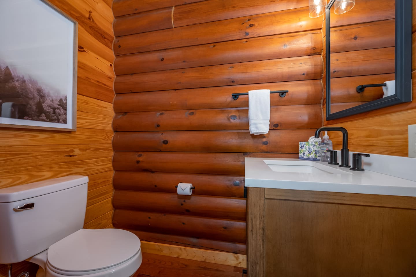 Main floor powder room