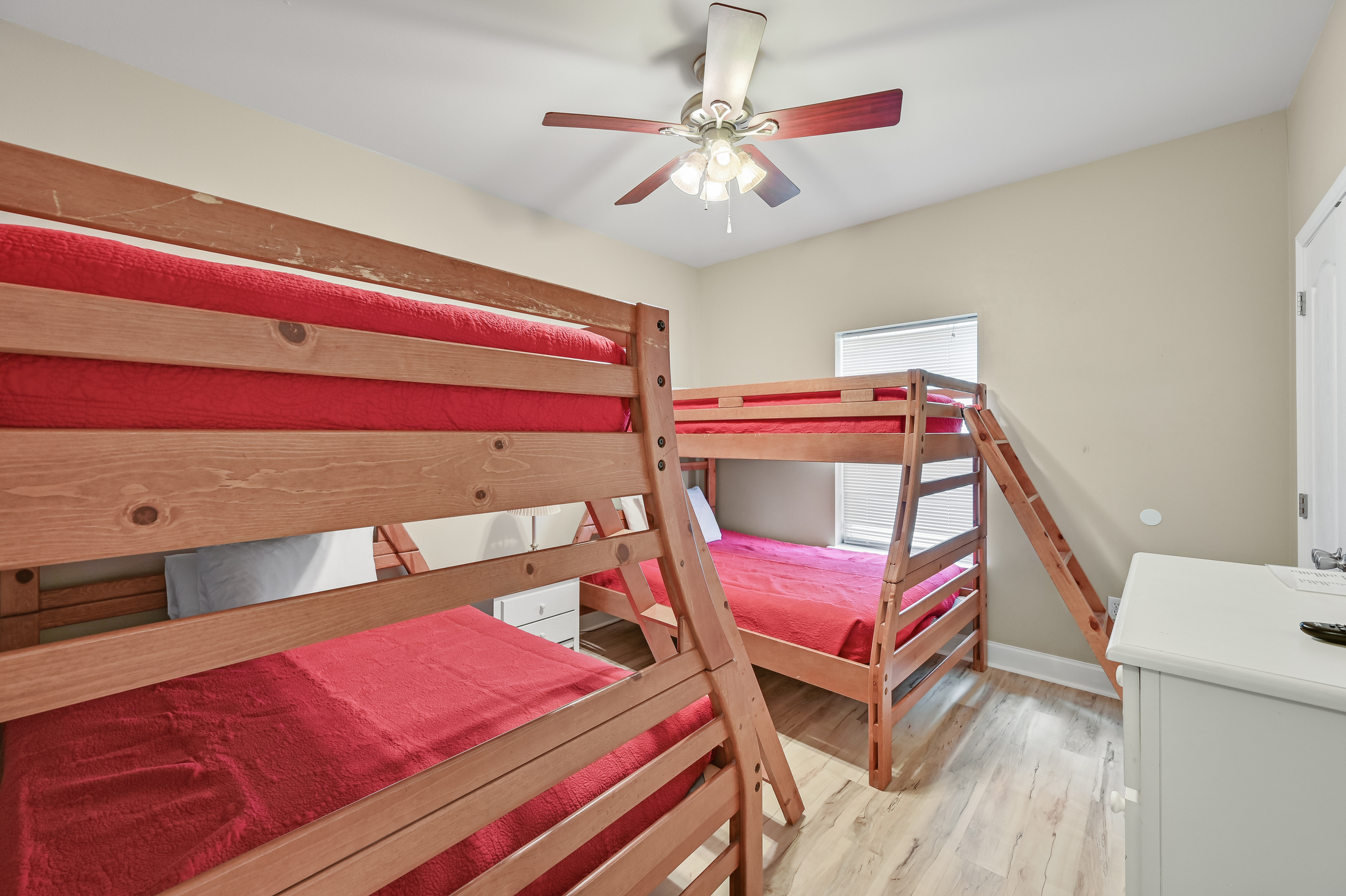 BEDROOM 3 (Bunk Room) – Two twin-over-full bunk beds (located on second floor)