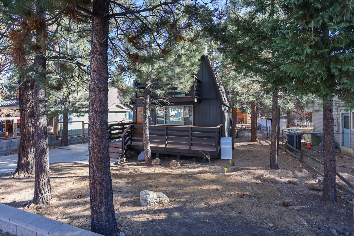 Wooded lot provides perfect nature connection.