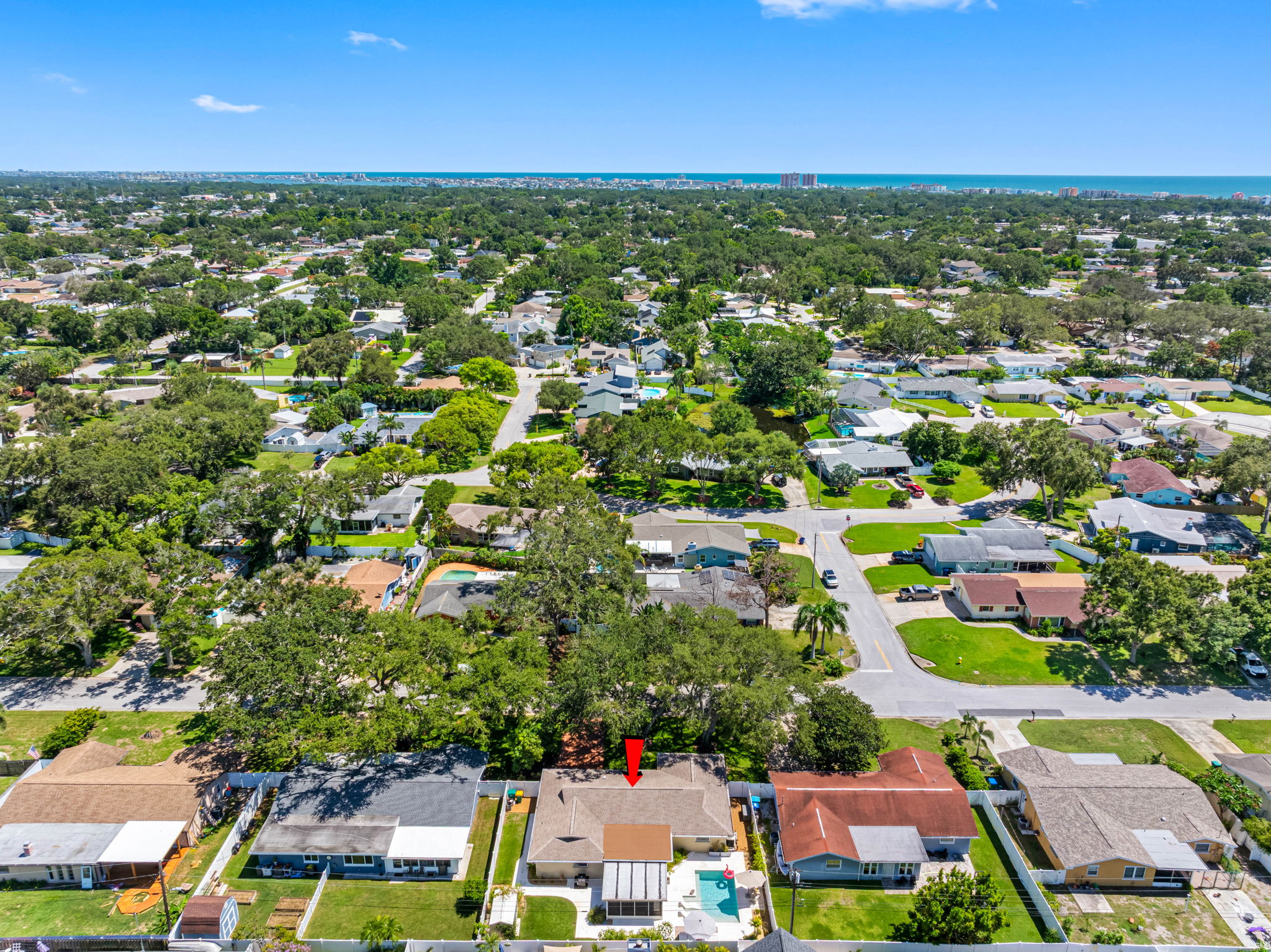 Aerial View of the Neighborhood
