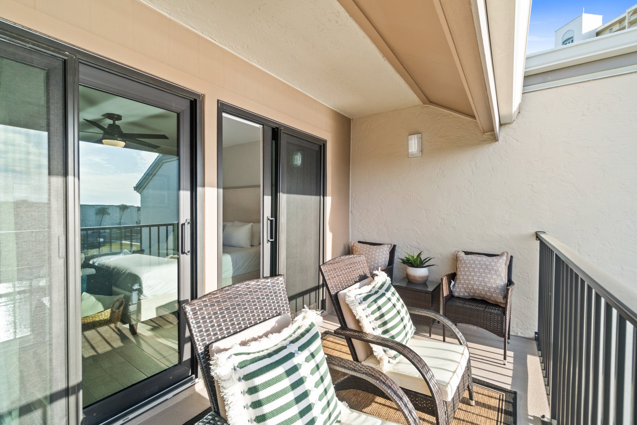 soothing spot for morning coffee