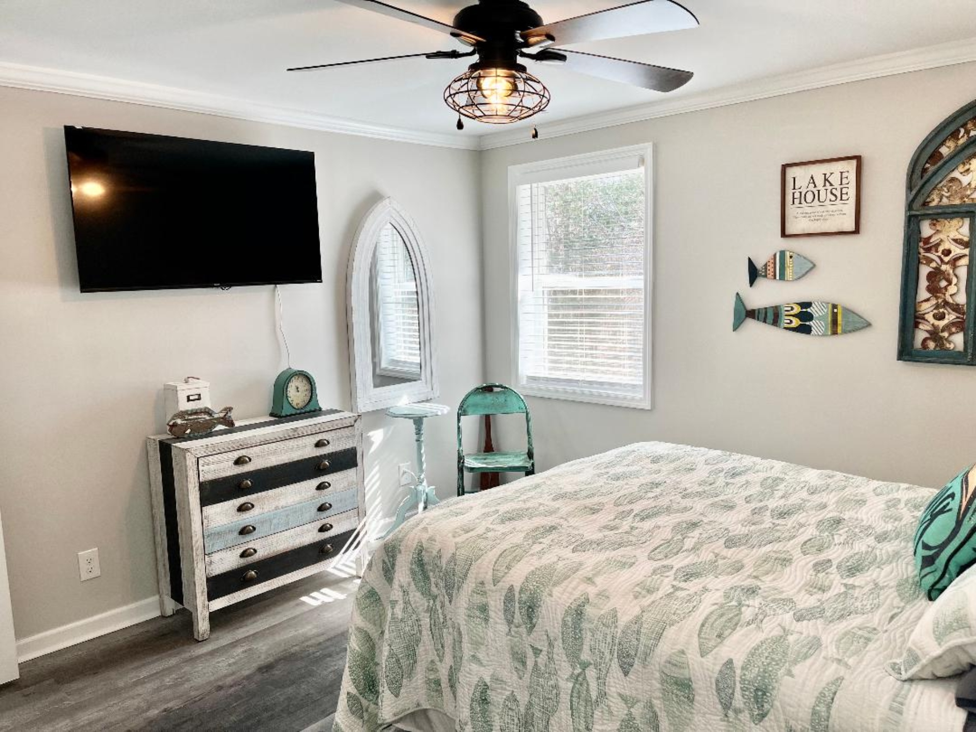 Bedroom #2 with a queen bed