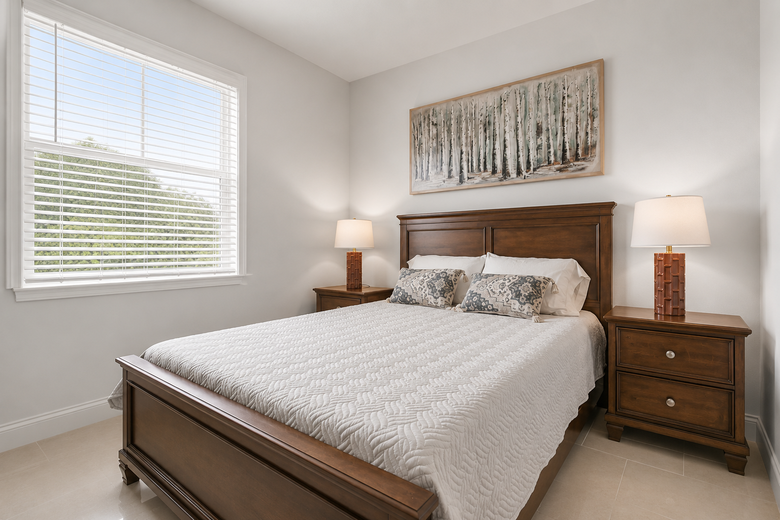 Warm woods, soft quilts, and a hush of calm make this bedroom a favorite for weary travelers. Tuck the little ones in early, or claim it for yourself—either way, it's the kind of room where sleep comes easy and mornings feel wonderfully unhurried.