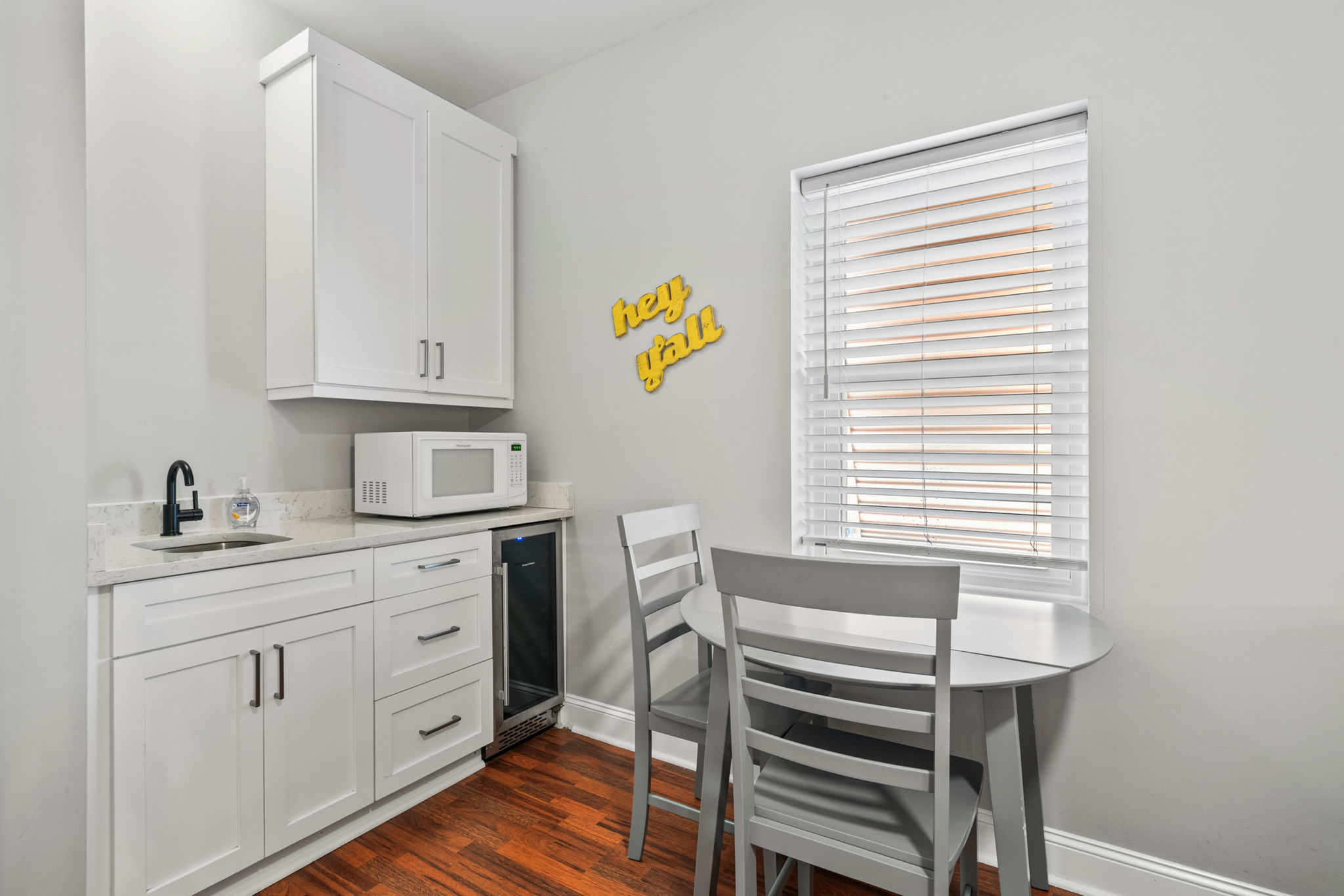 Bedroom 2: Kitchenette  | Morning Sunrise | 302 Oceanview | 1116 Ocean Blvd, Isle of Palms, SC | IOP Escapes