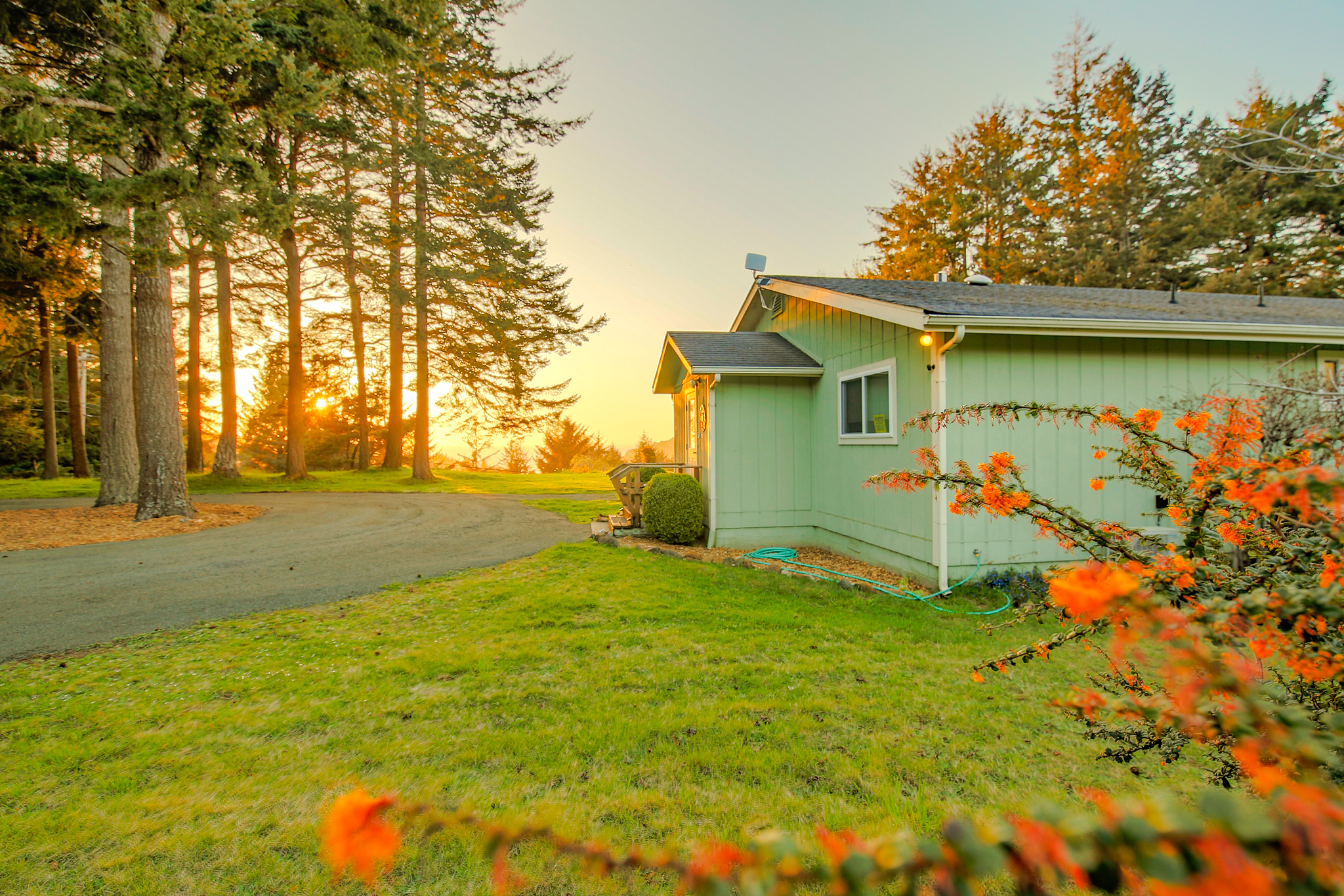 Front Porch at Sunset