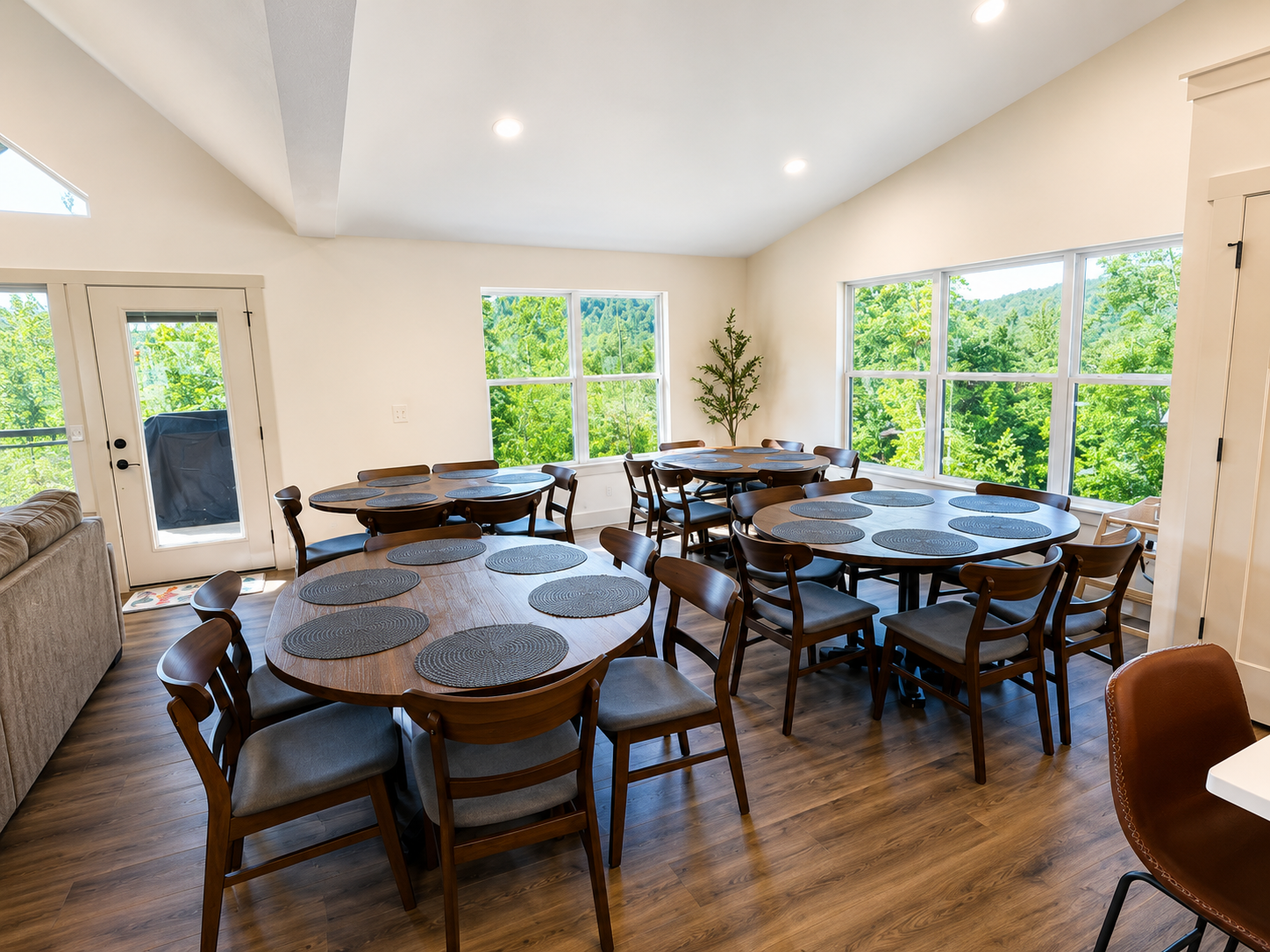 Dining area for 24