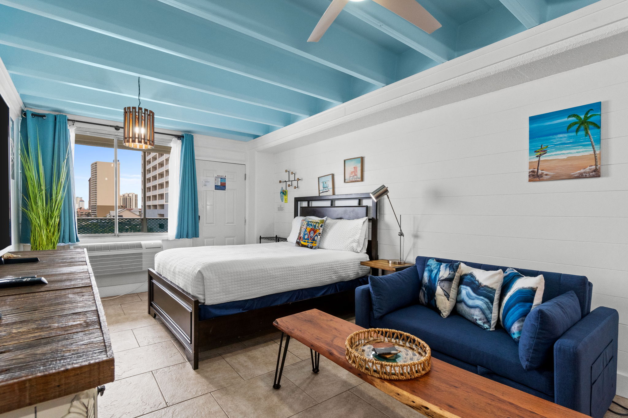Queen Bed and Queen Sleeper Sofa