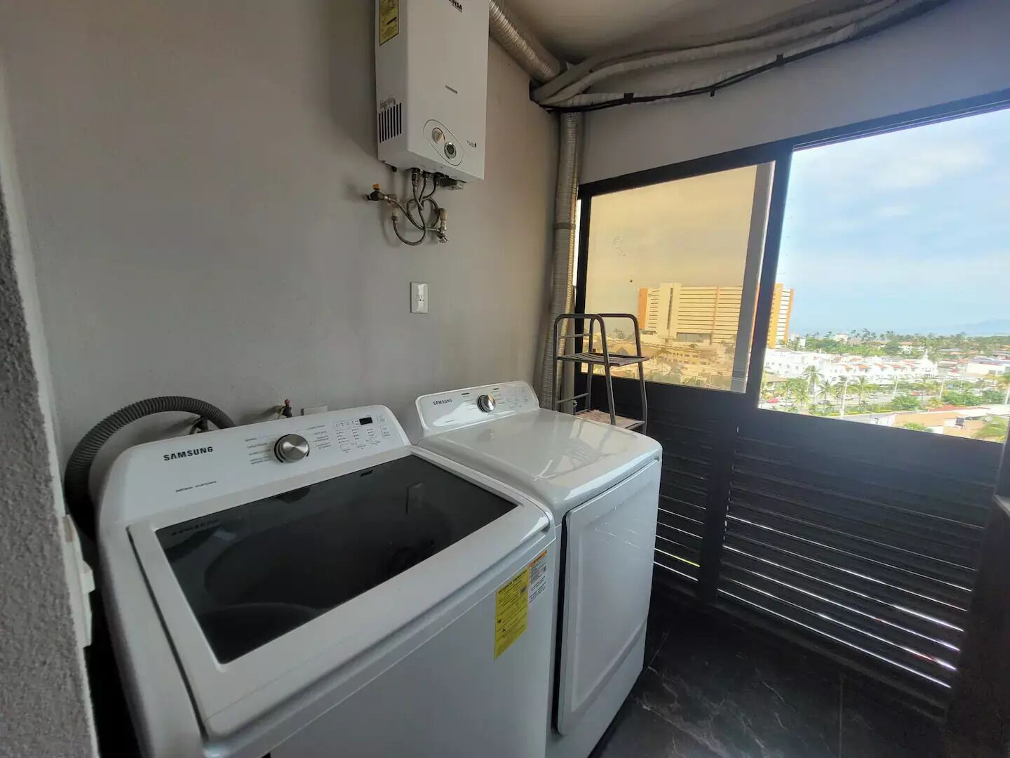 Brand new washing machine and dryer