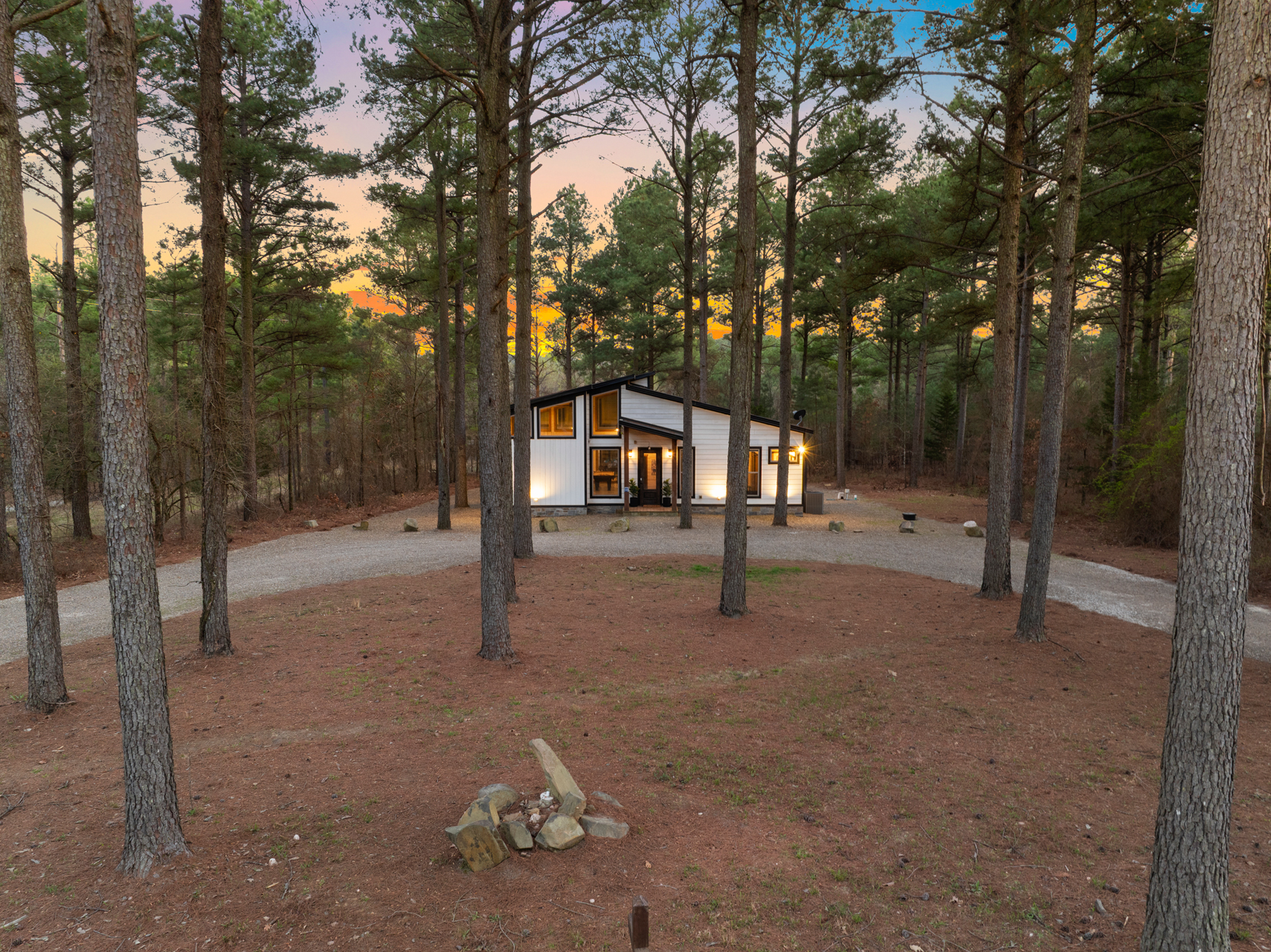 Welcome to Piece of the Moon, your peaceful retreat tucked among the pines.