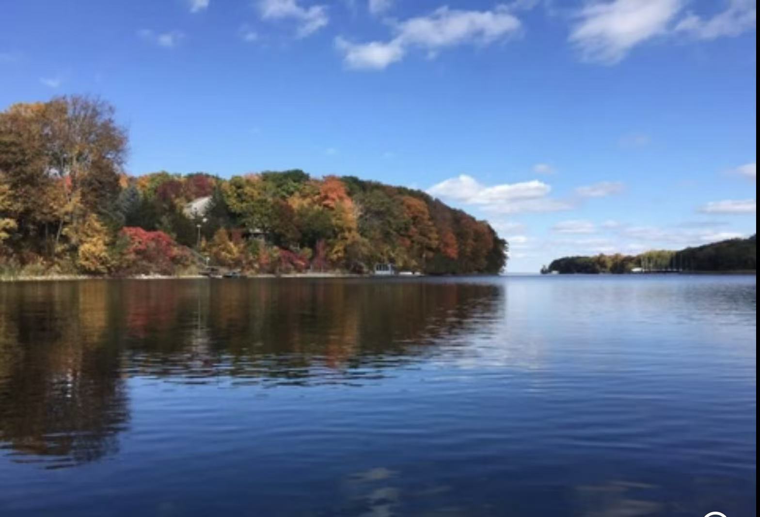 Paddling at Prinyer Cove in Fall