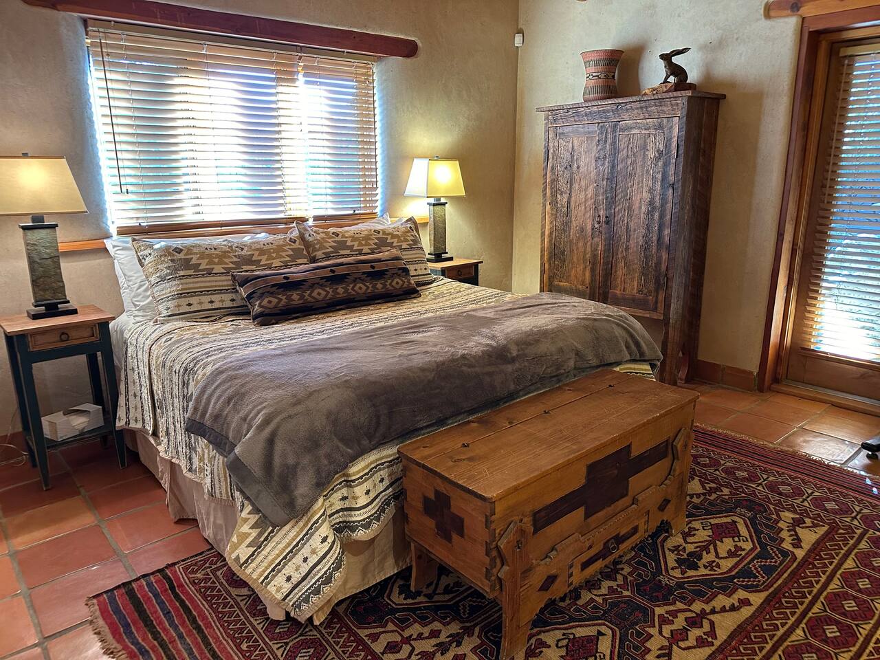 Bedroom number two with King bed.