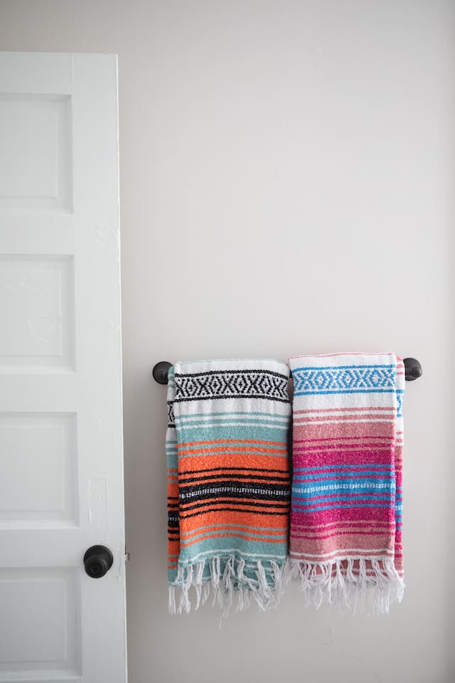 Soft cotton throws for cozy fireside evenings