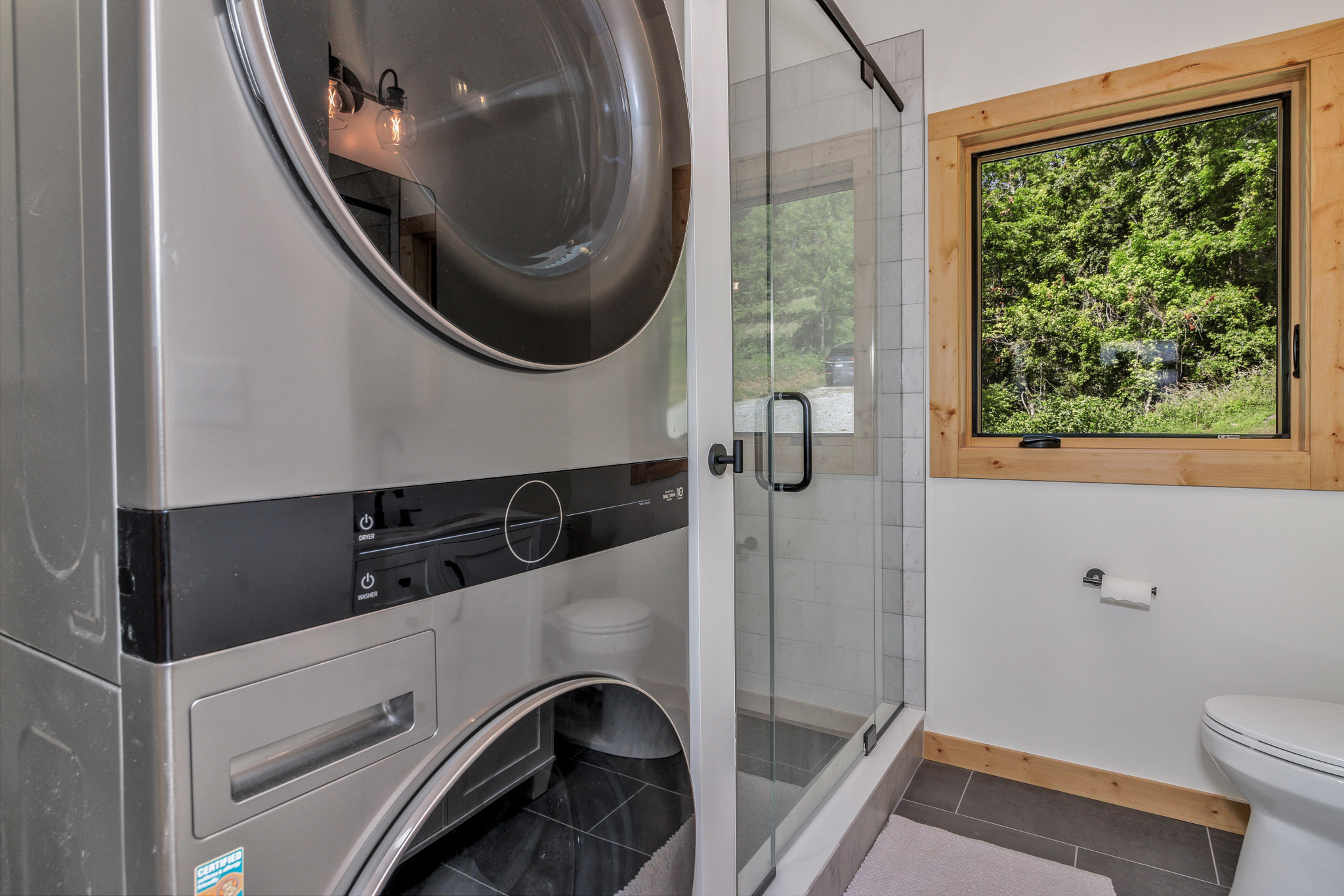 Laundry Area in Bathroom