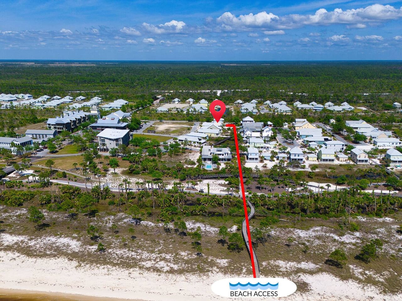 Enjoy convenient beach access without the hassle of driving or parking