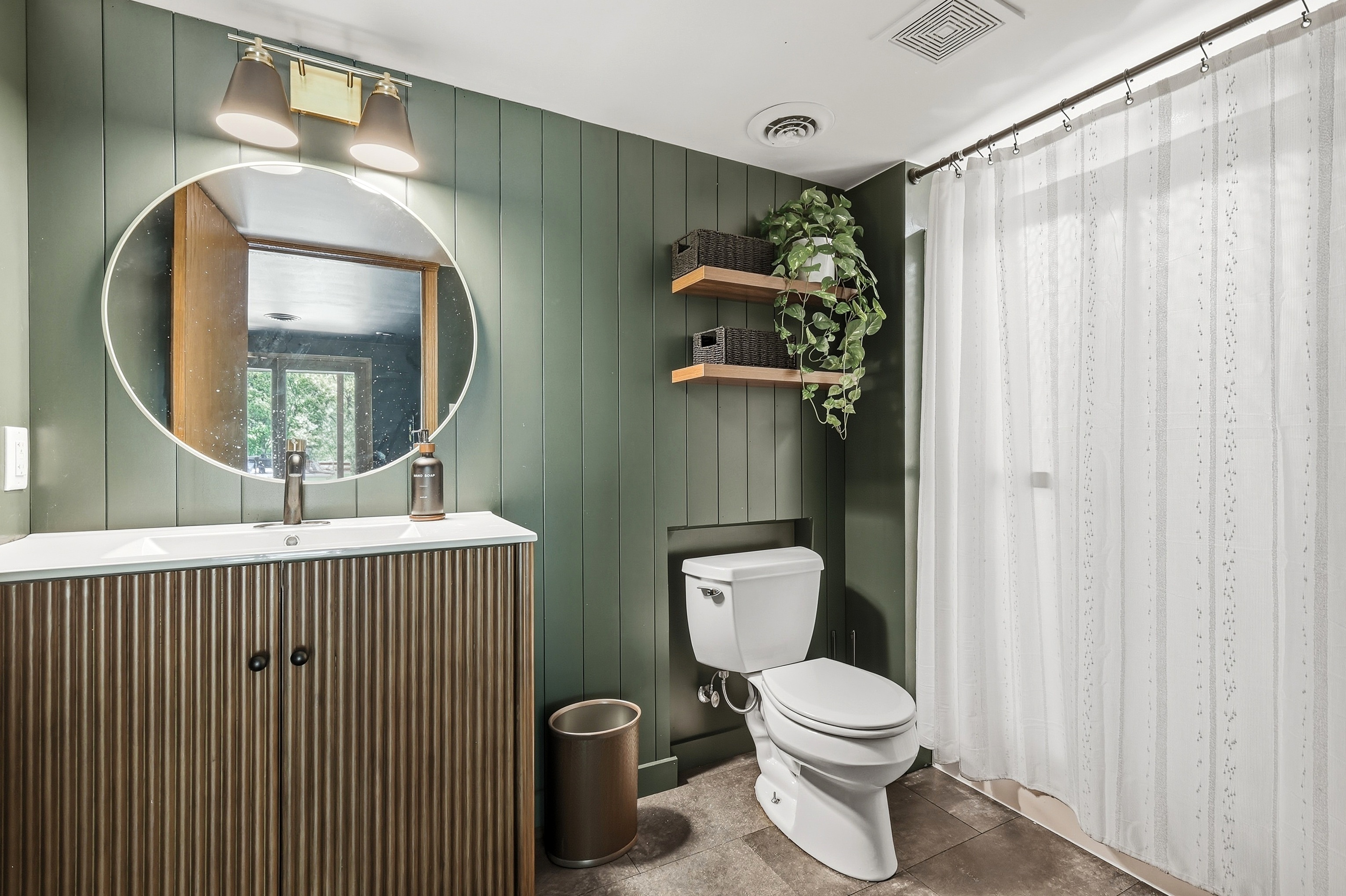 Lower level bathroom