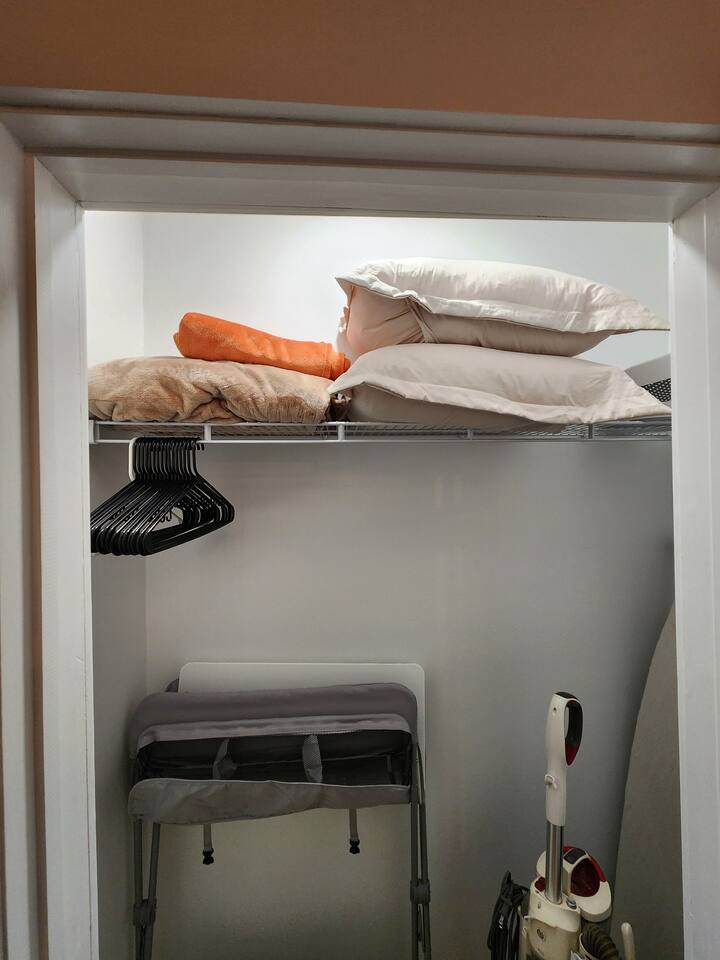 All rooms include extra pillows and blankets.