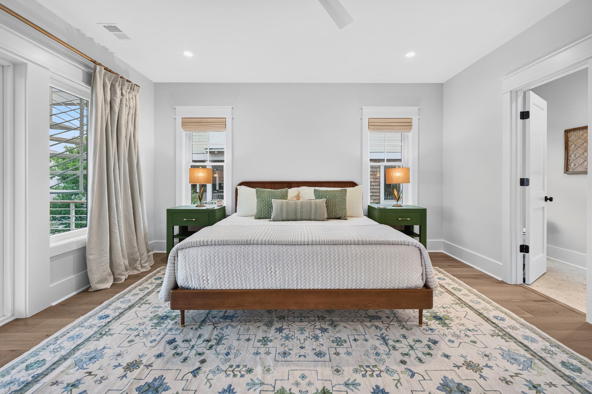 Bedroom 3: King Suite | Tahanan Palms | 3 38th Ave | IOP Escapes
