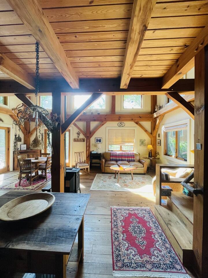 View to living room from kitchen