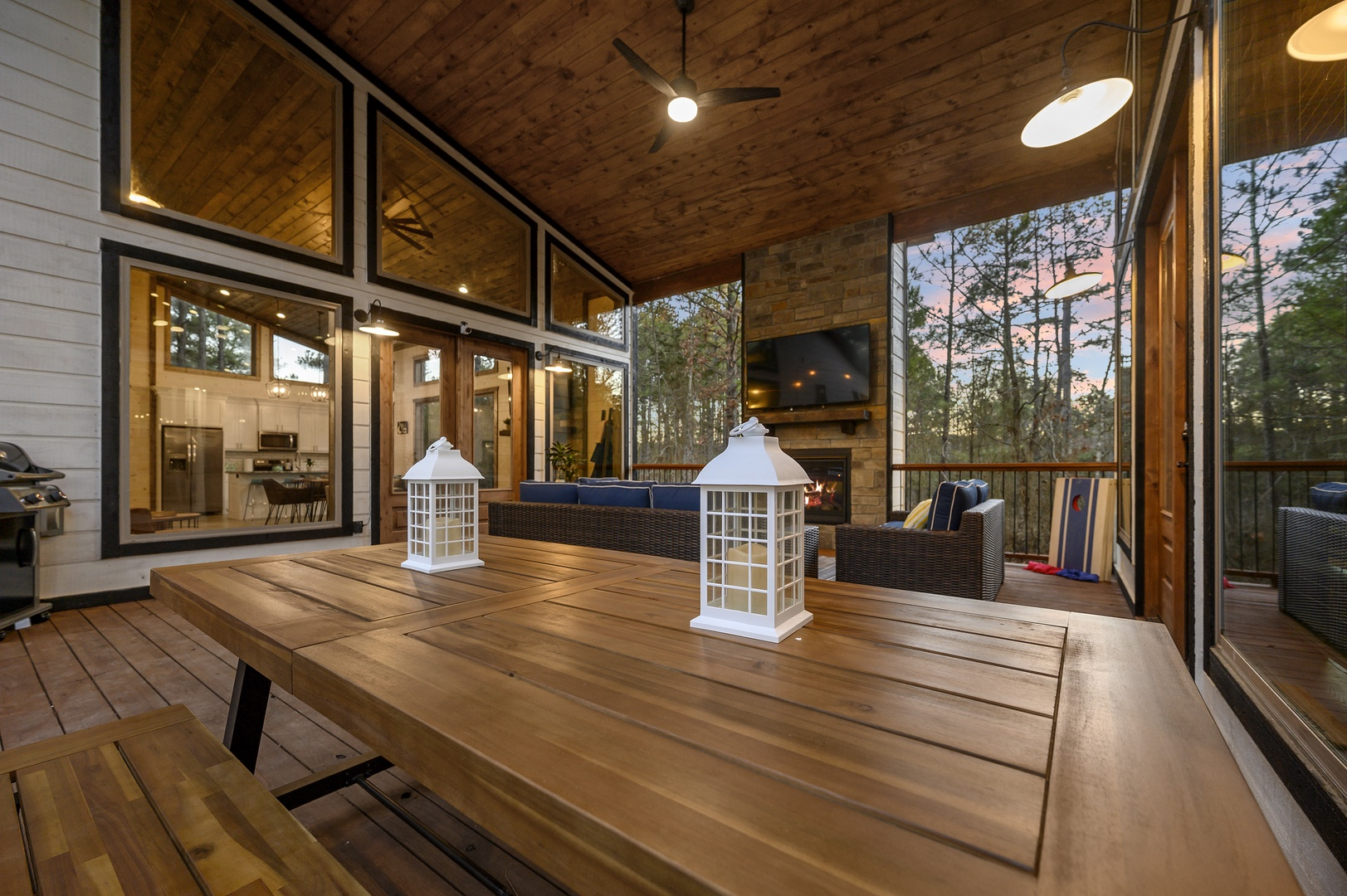 Dine, laugh, and linger longer — the perfect patio for meals and moments under the lights.