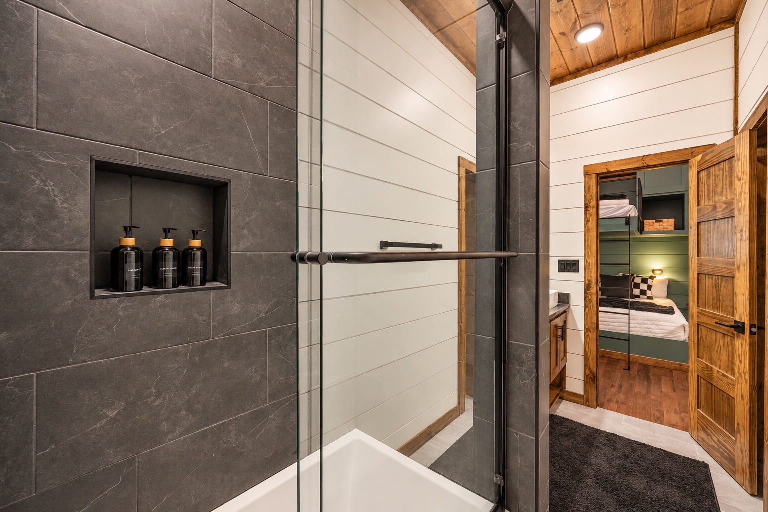 Freshen up after a day of play, then return to your cozy bunk-room retreat.