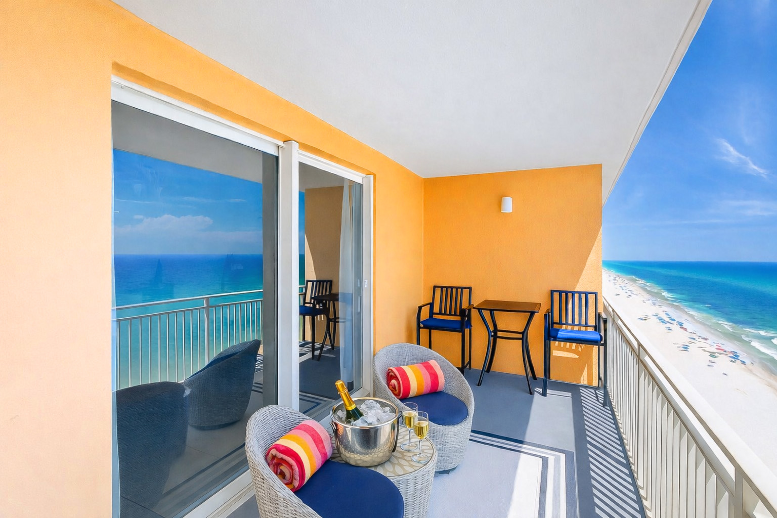 Balcony Chairs East View
