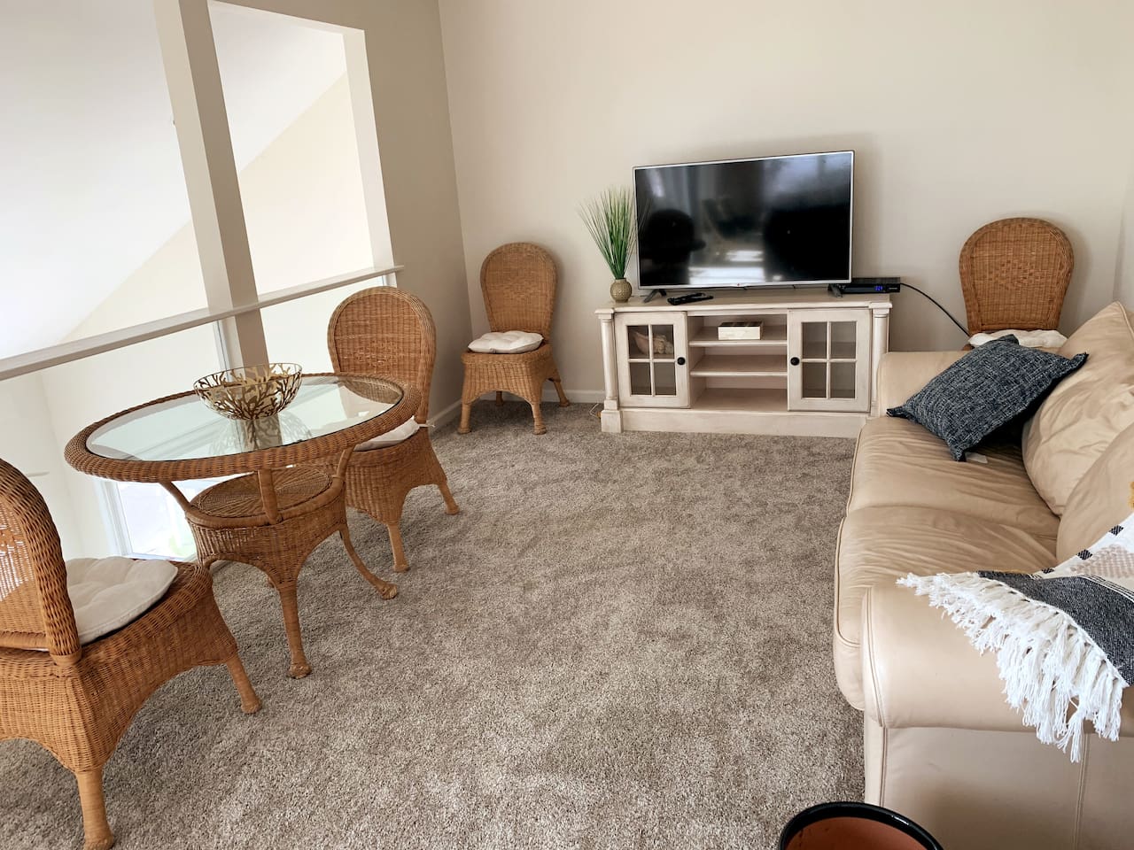 Upstairs TV Area with Smart TV
