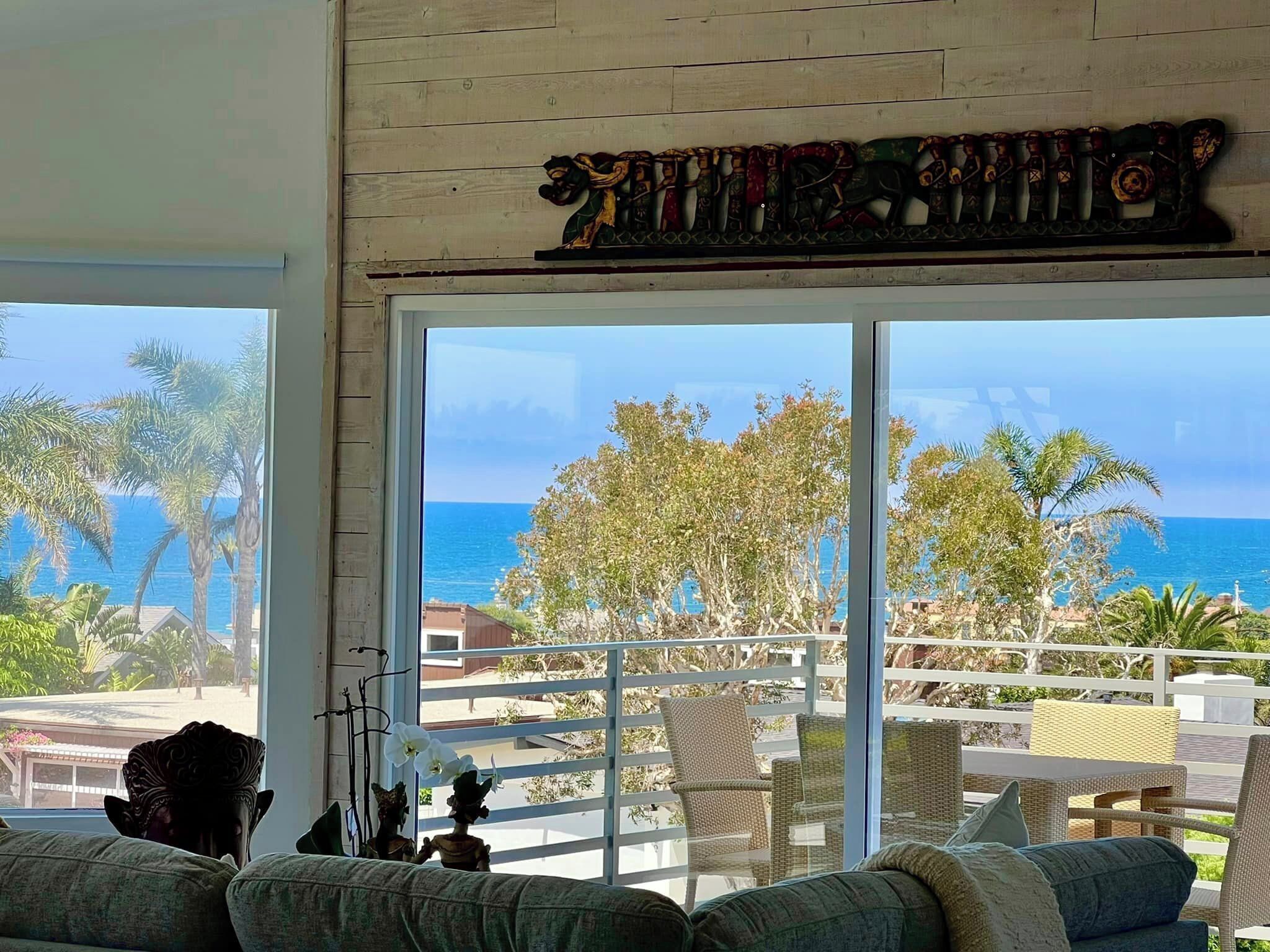 Living deck view