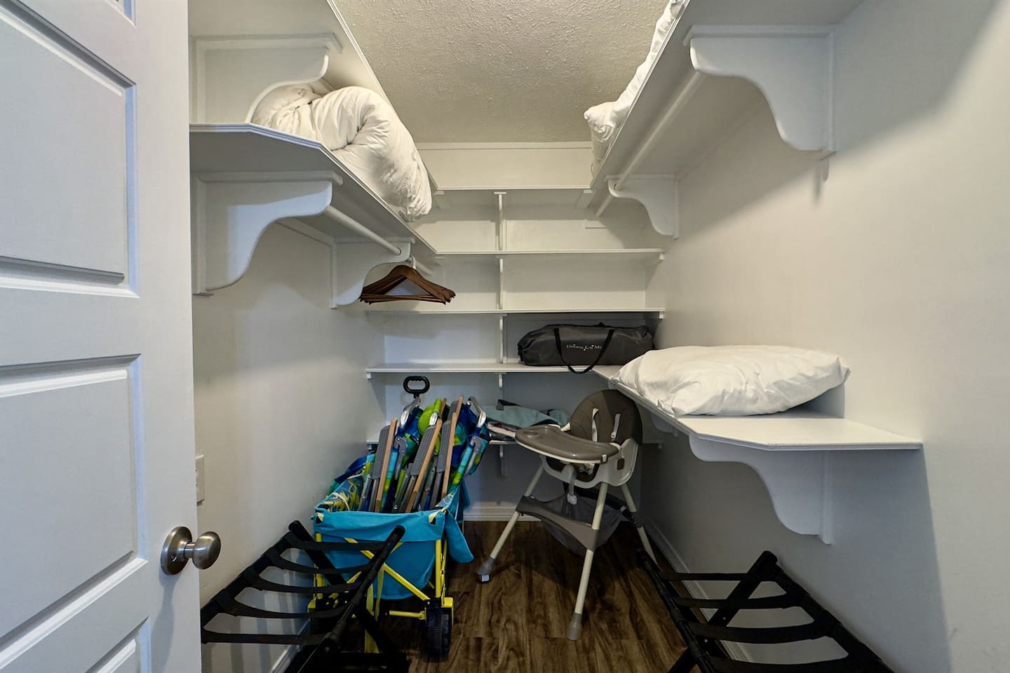 Everything you need for the beach, neatly organized and ready to go