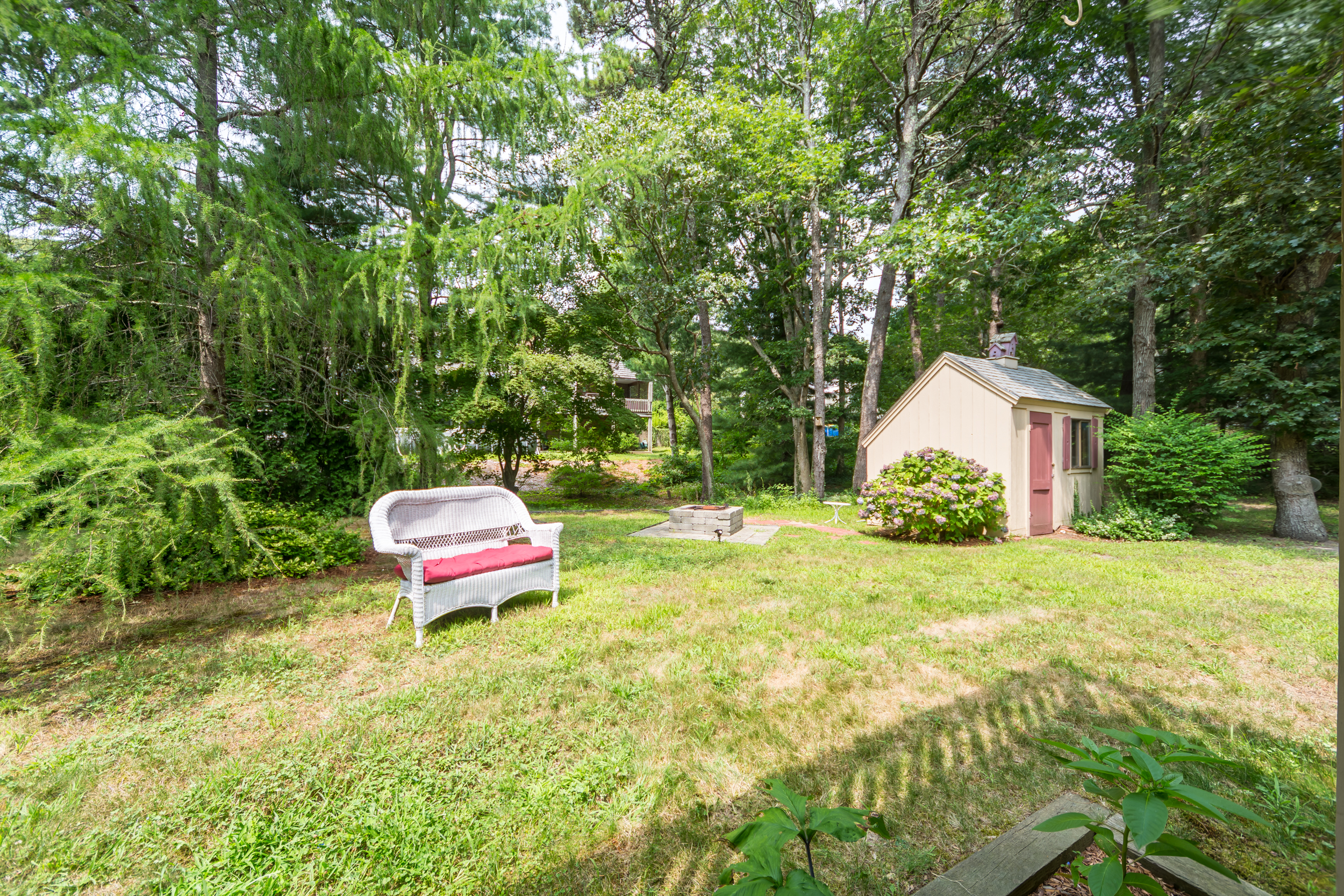 Plenty of yard space to enjoy the outdoors.