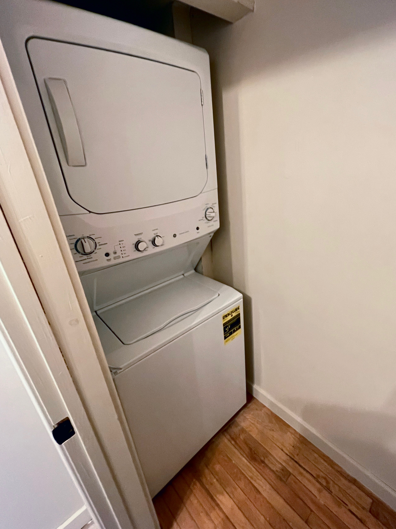 Pack light and wash on the go with a full, in unit laundry available