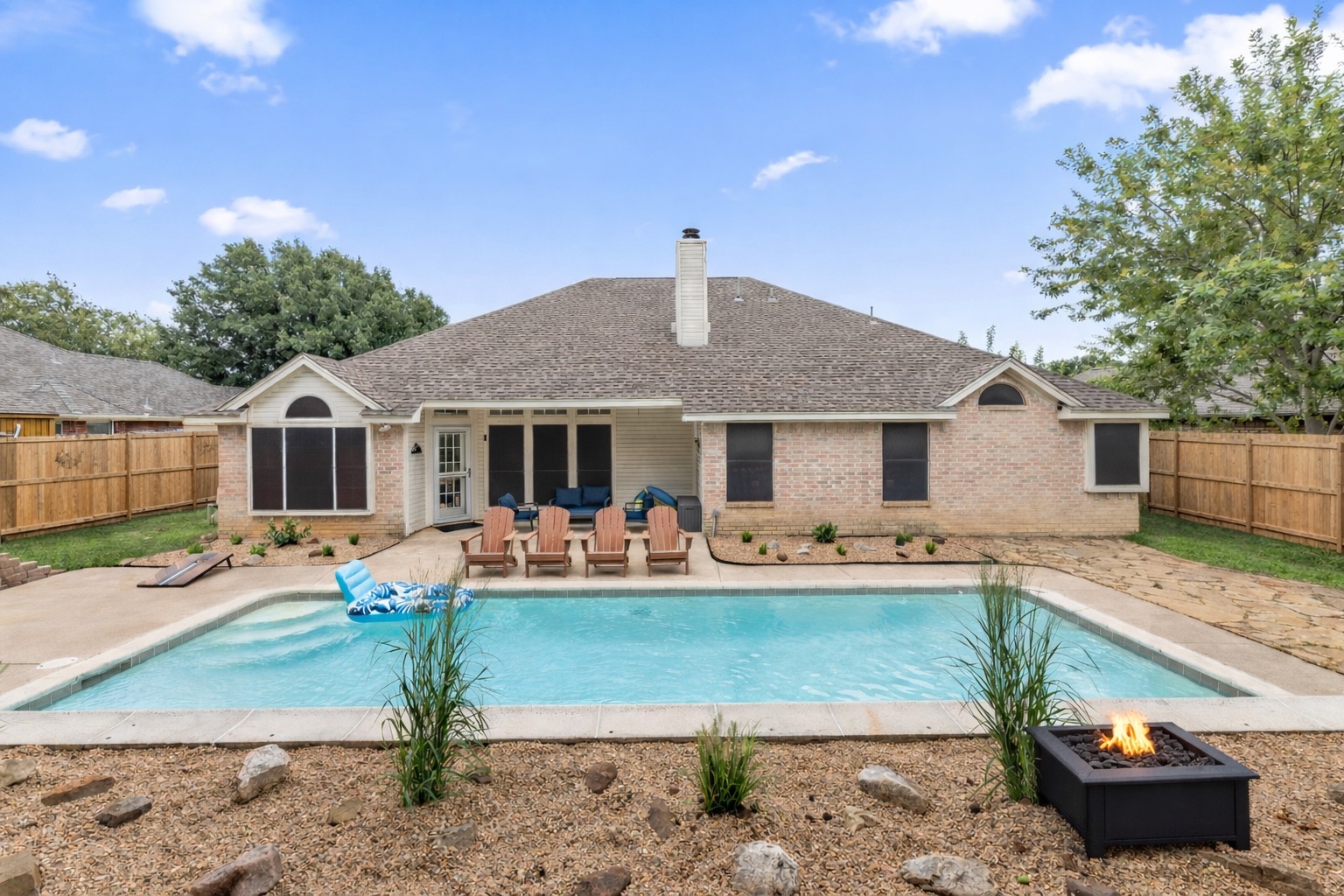 Sparkling Pool – Your private backyard oasis.