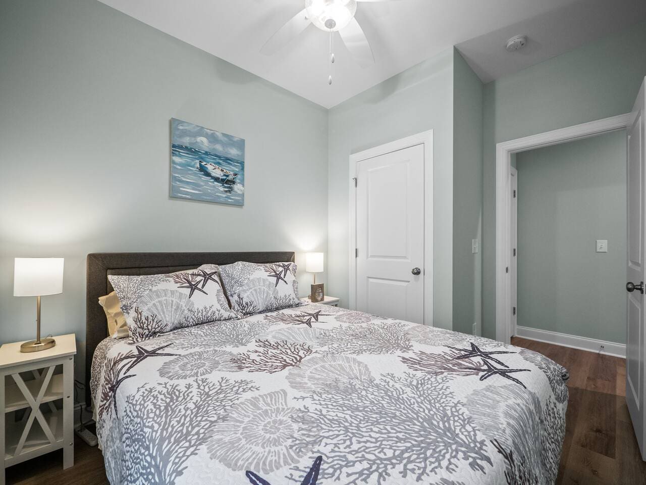 Queen bedroom on first floor