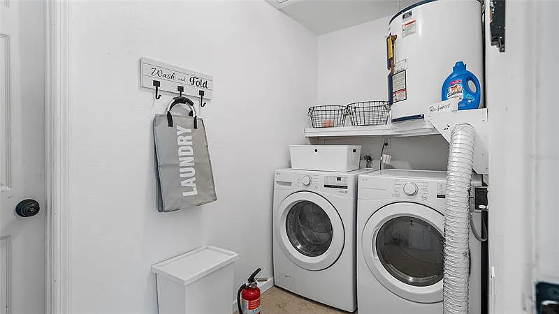 New washer and dryer is available for guest use.