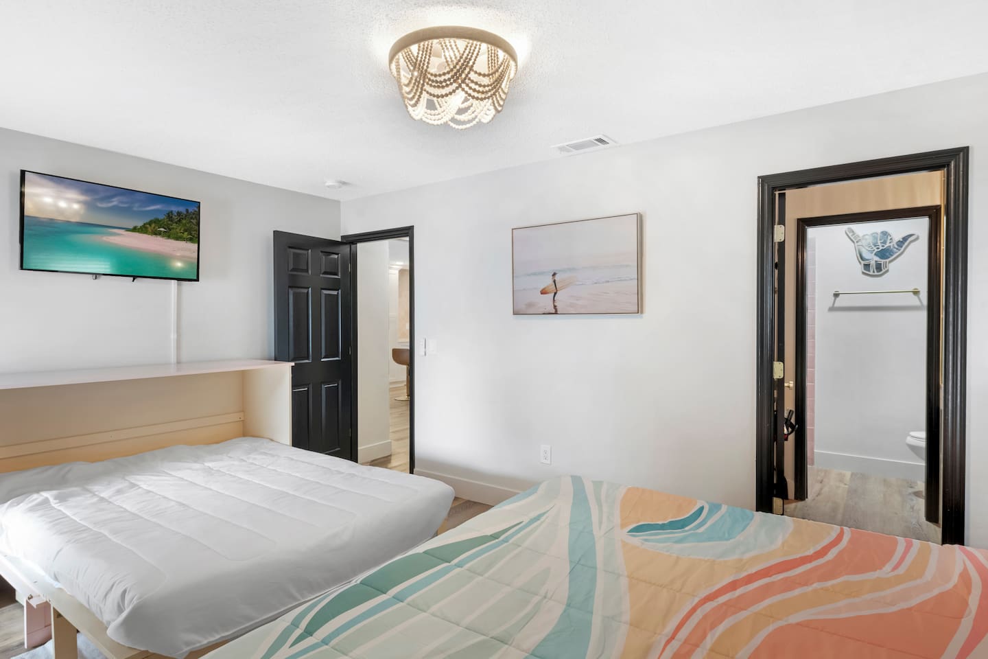 King Suite 3, showing Murphy Bed Open