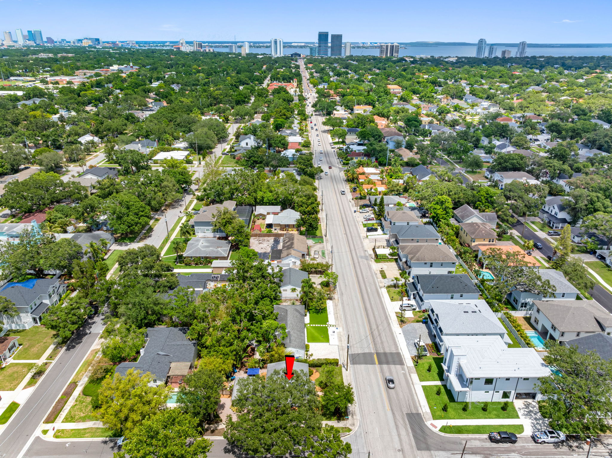 Aerial View of the Neighborhood