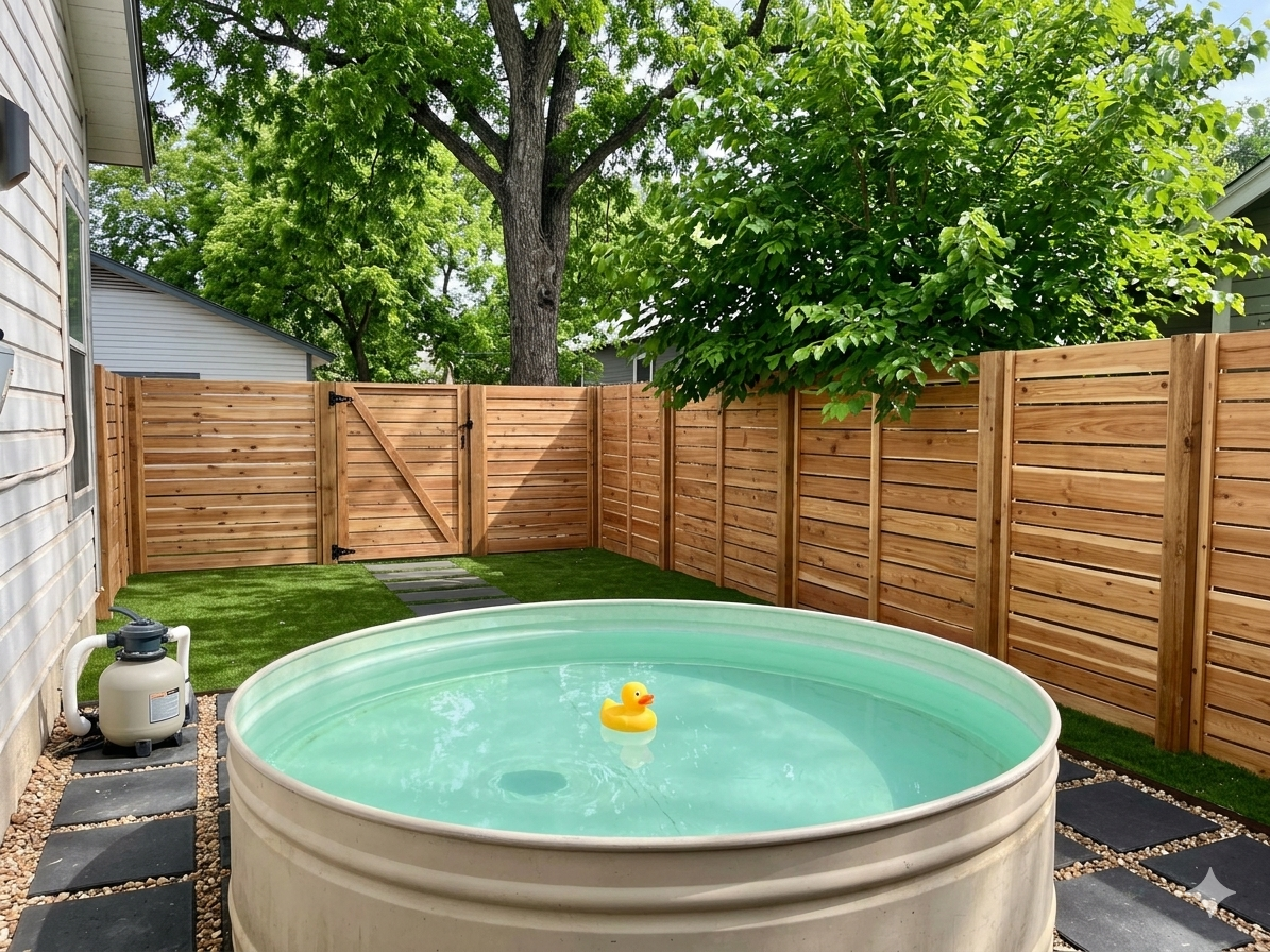 soak in cow boy pool for Texas summer!!