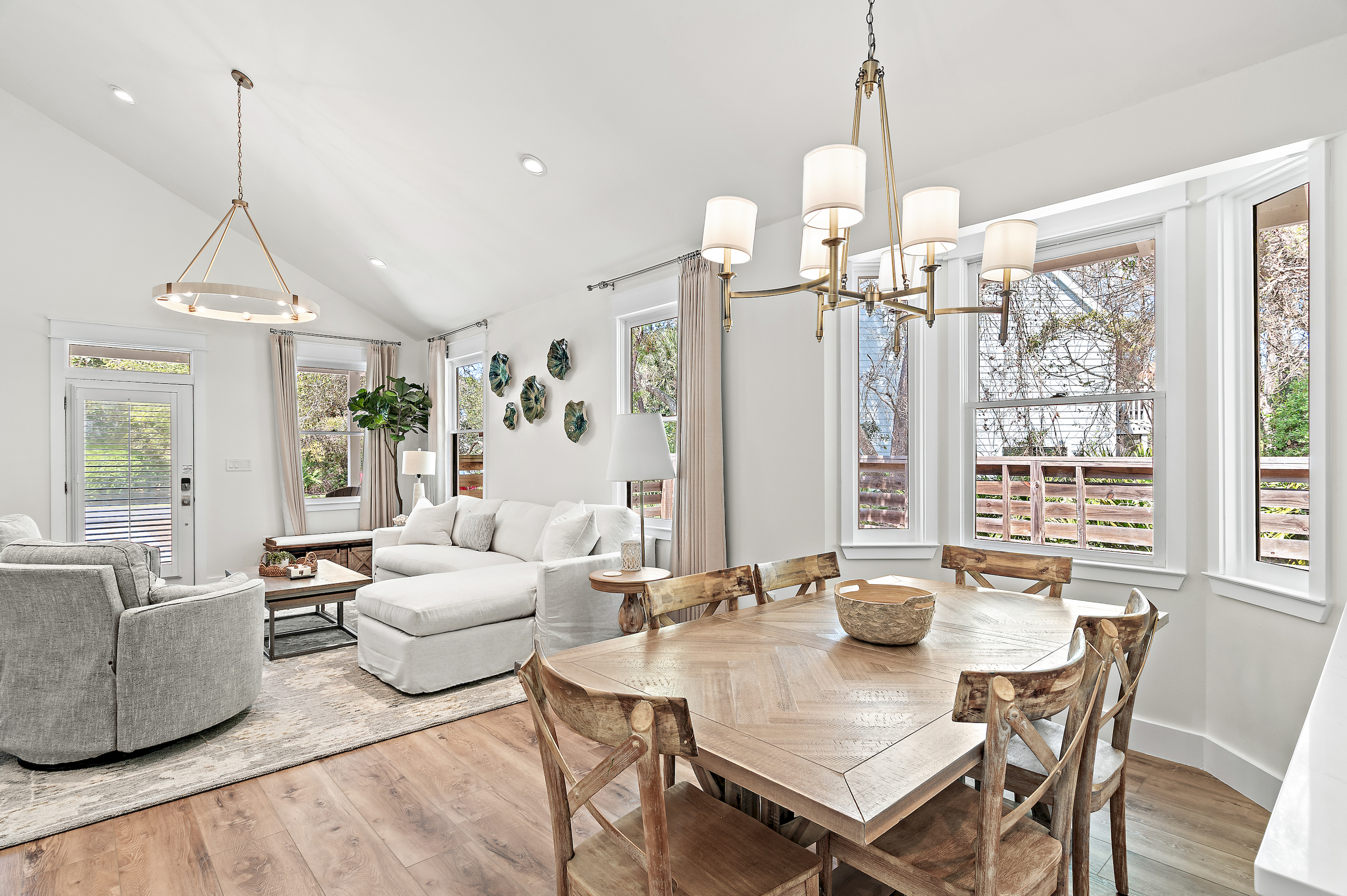 Spacious dining area perfect for group meals