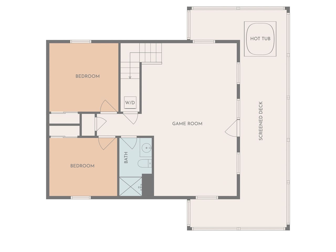 Lower Level Floor Plan