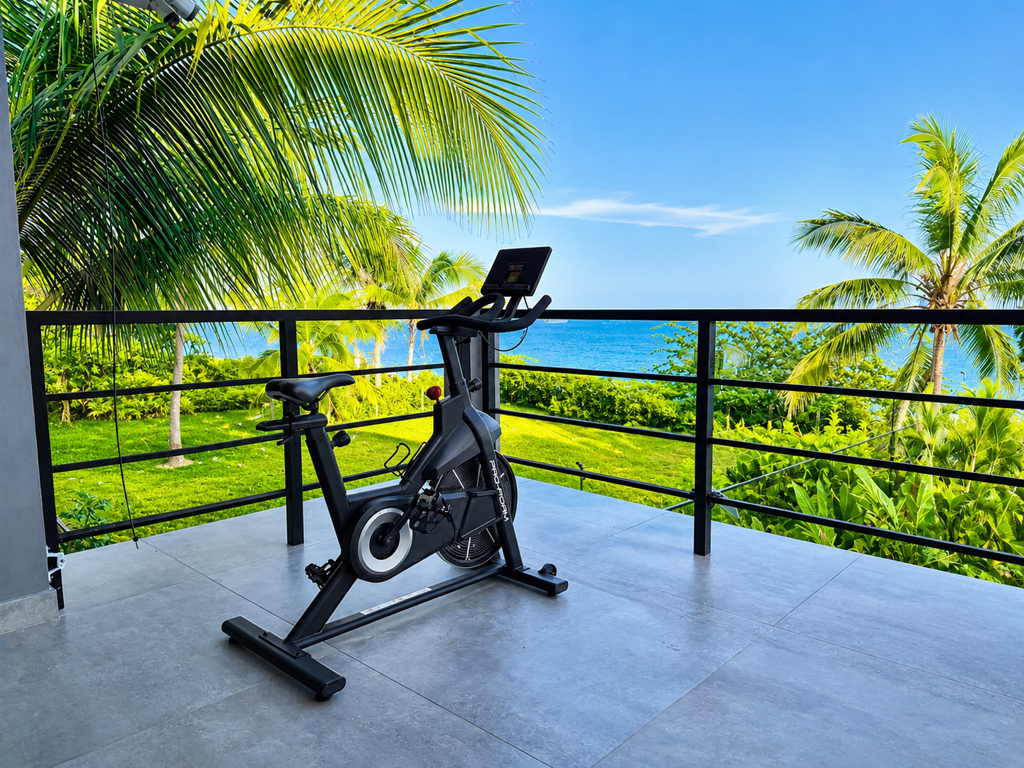 Exercise at the Villa 