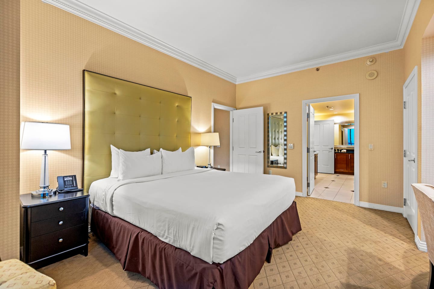 Bedroom view toward Master Bath