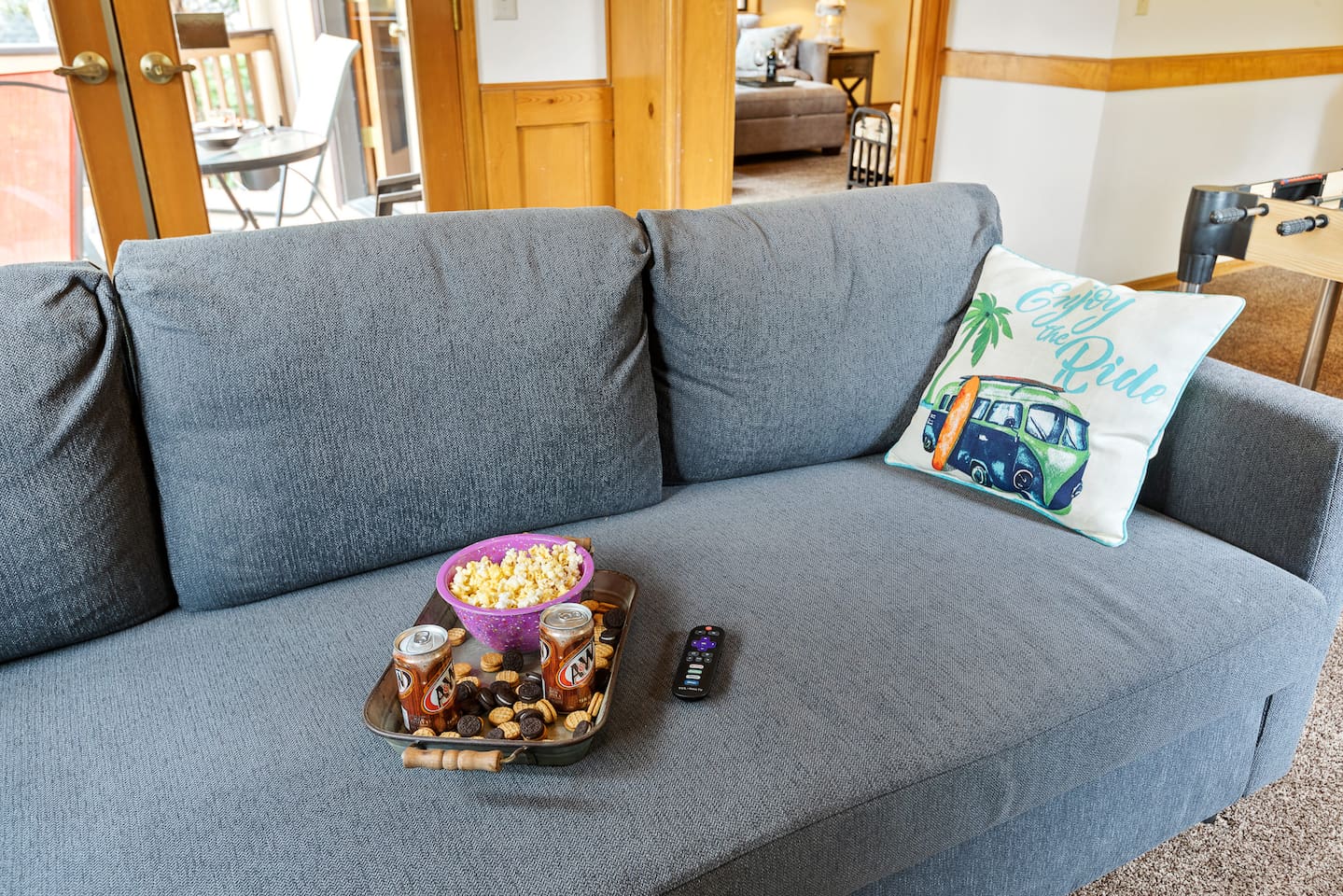 Game Room with Pull-Out Bed.