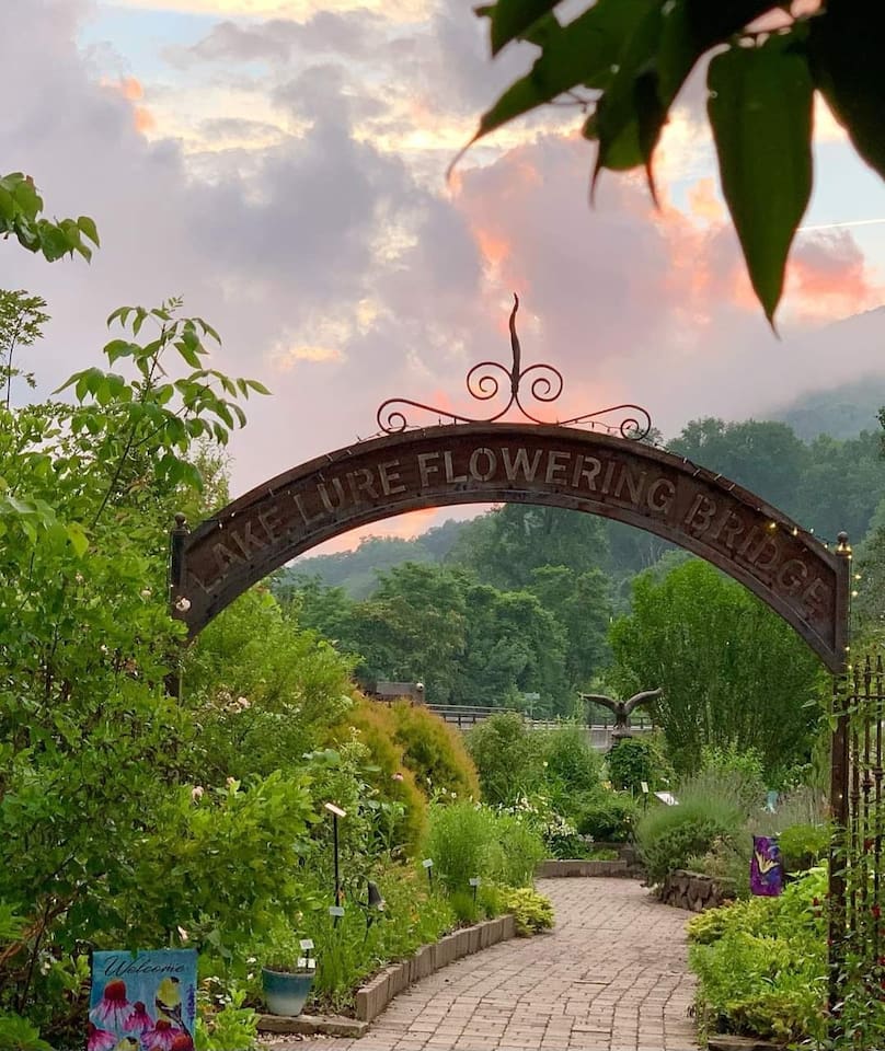 Not to be missed - The Flowering Bridge at Lake Lure.