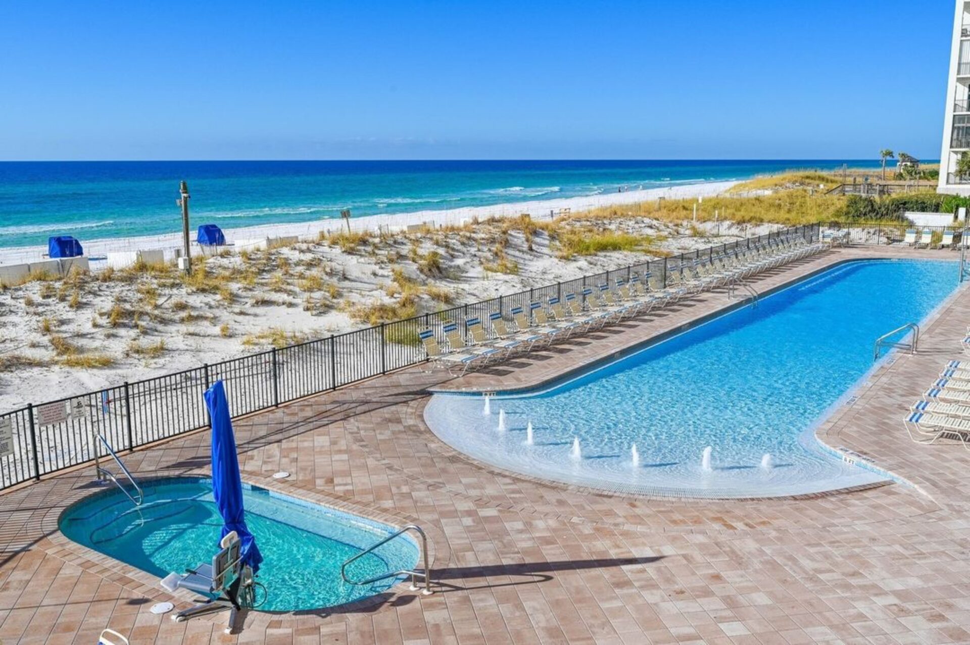 Want to chill after a long day at the beach? Gulf pool at Pelican Beach Resort Destin FL is what you need