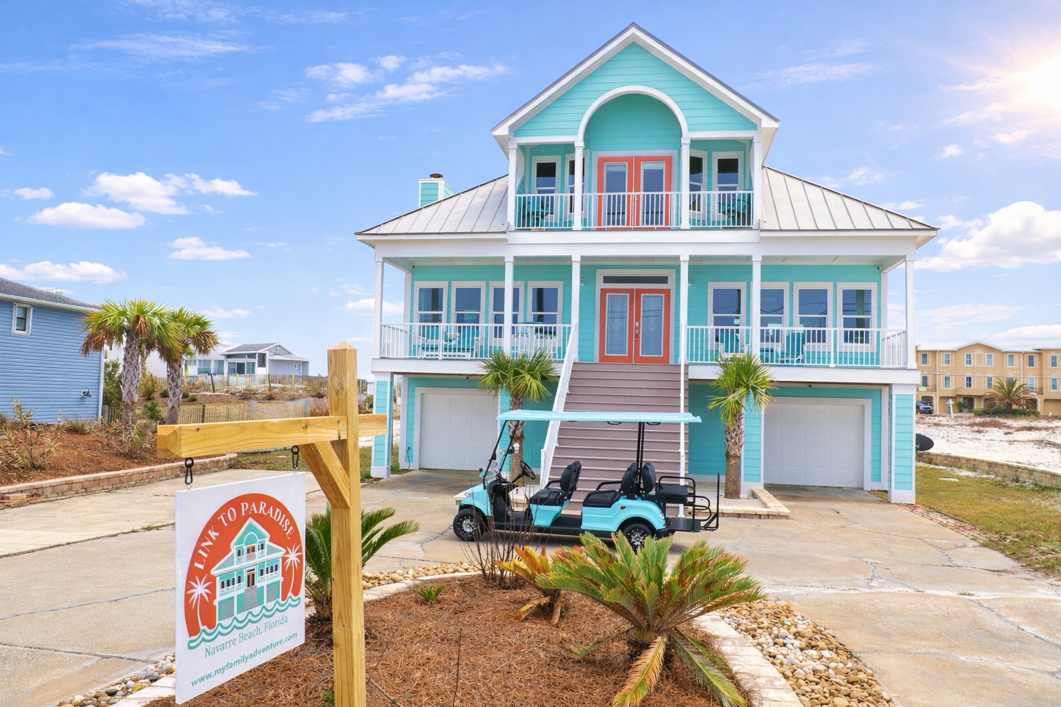 Ask about renting the golf cart!