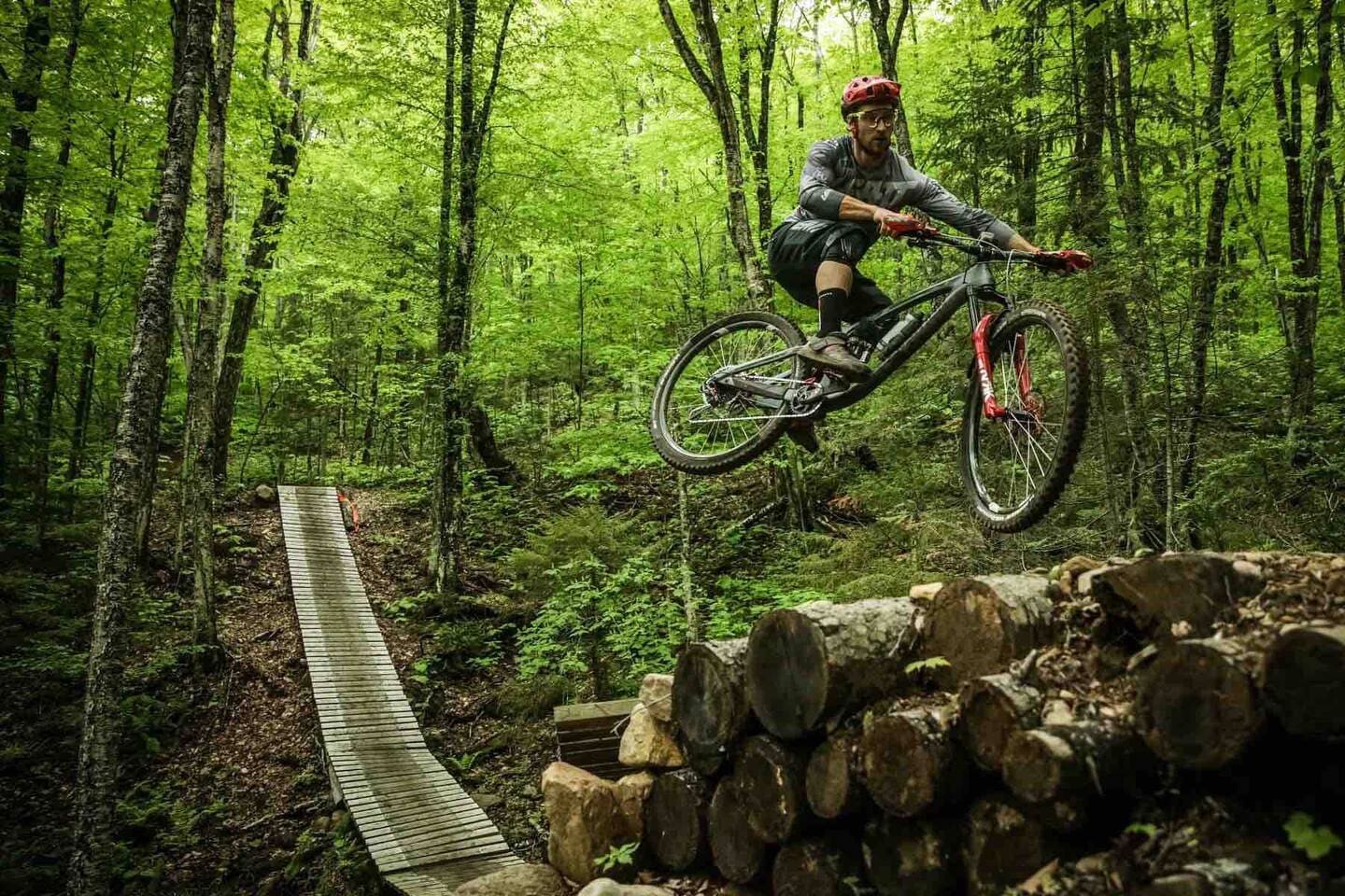 Vélo au Mont Sainte-Anne