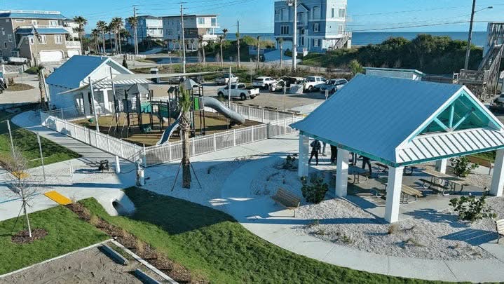 Short walk to new neighborhood playground